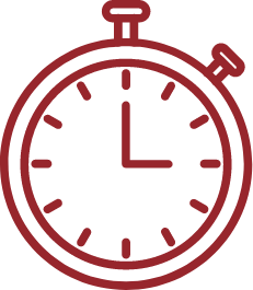 red icon stopwatch