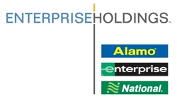 Enterprise Holdings logo with Alamo, Enterprise and National company logos